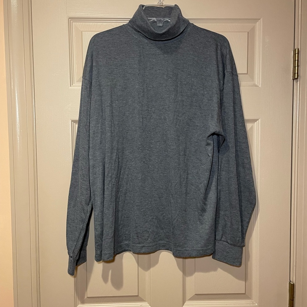 Global Gold Plus Women’s Gray Soft Turtleneck, Poly/Rayon, Size 20W‎